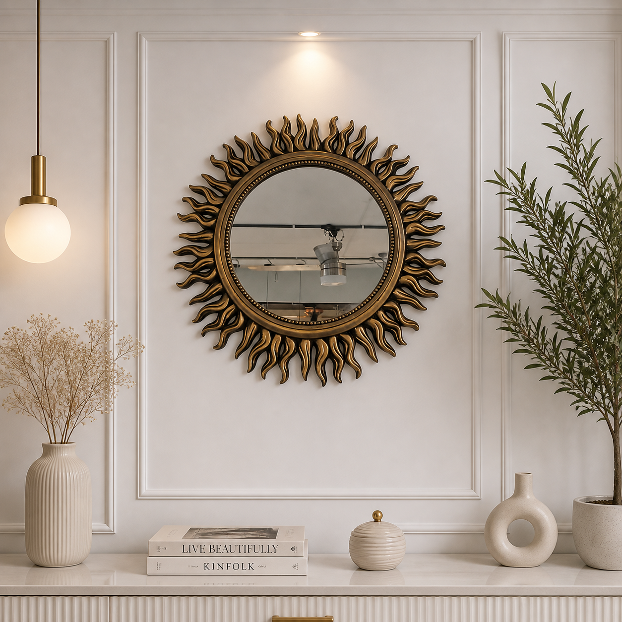 Elegant Vintage Wall Mirror