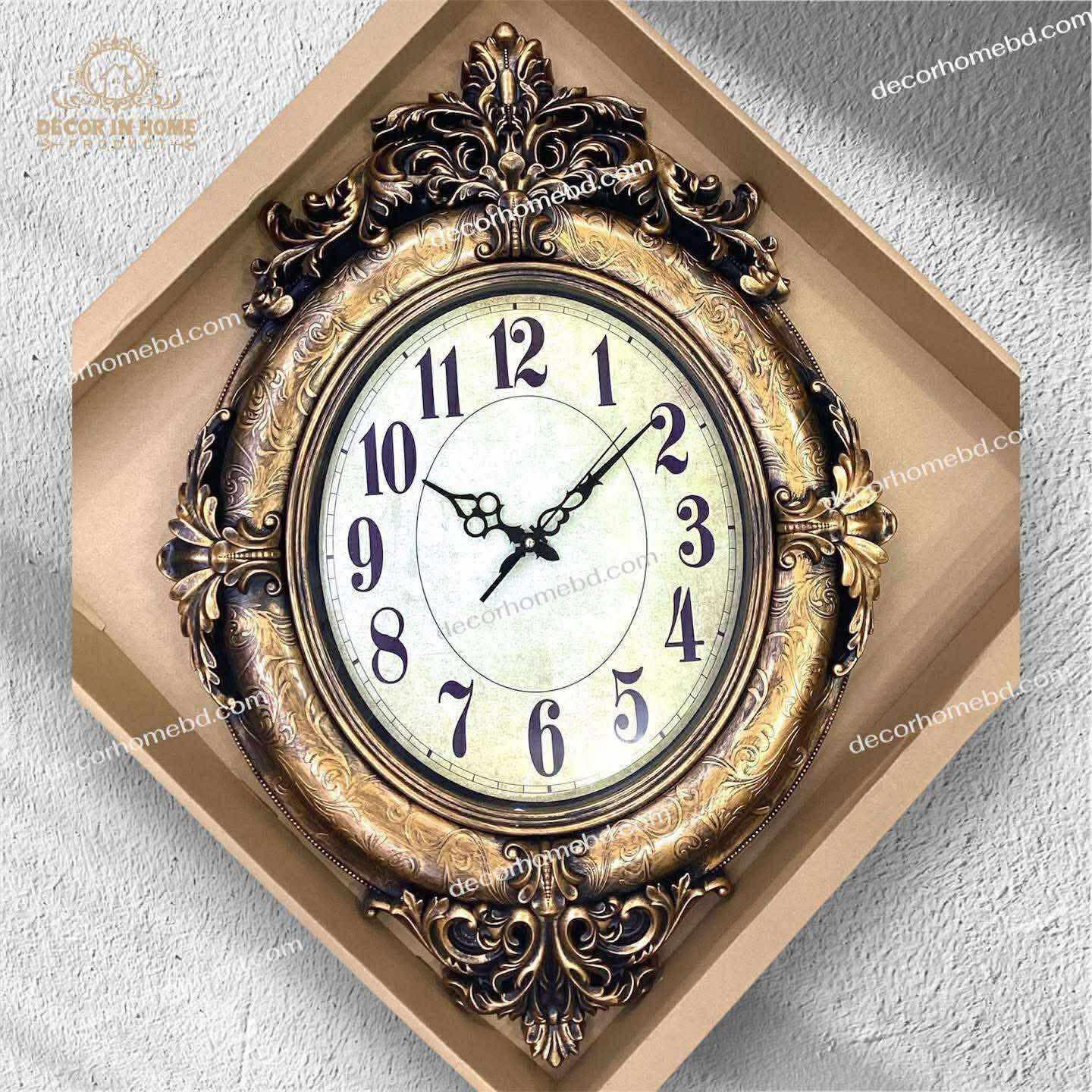 Modern Design Fibre Wall Clock Antique Good