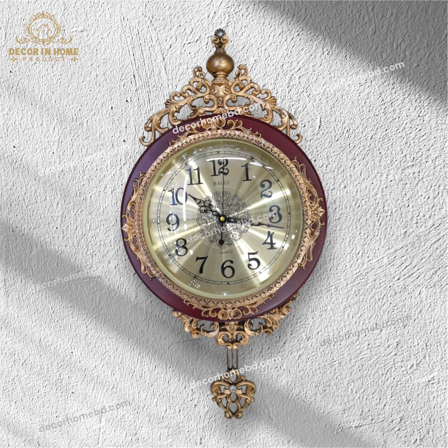 Decorative Pendulum Wall Clock