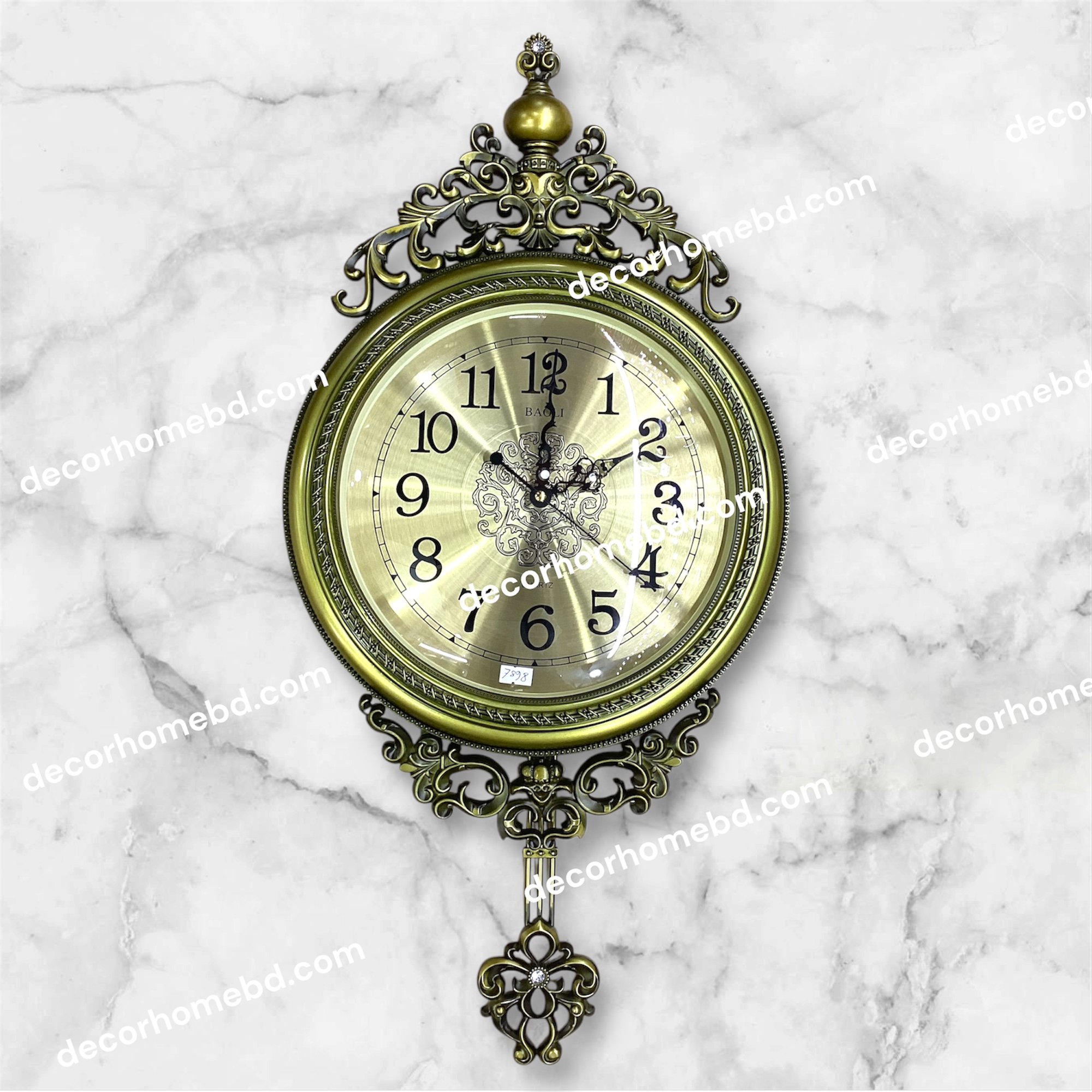Decorative Pendulum Wall Clock
