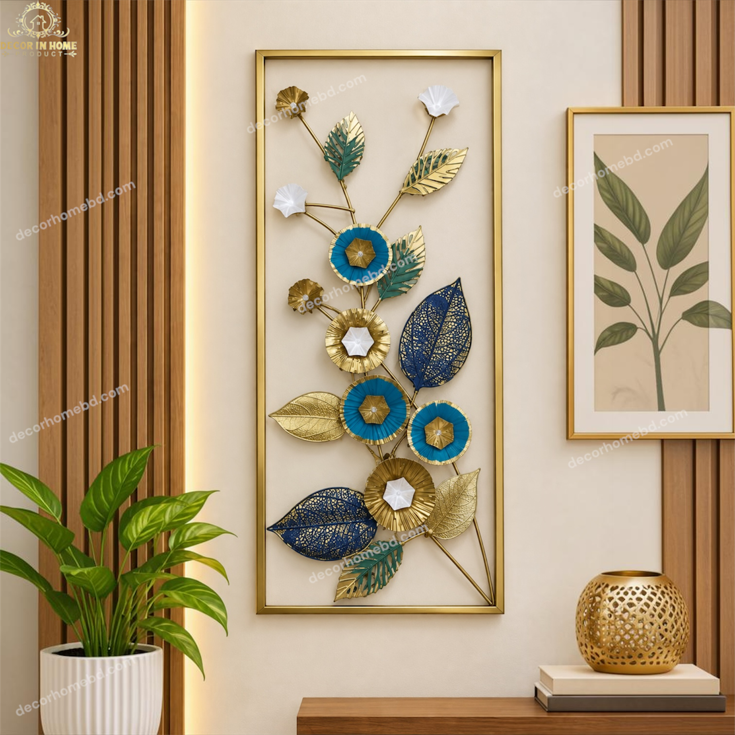 Luxury Design Multi Color Metal  Wall Decor