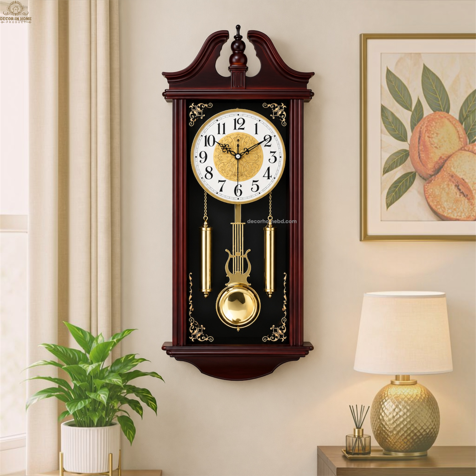 Fibre Body Pendulum Wall Clock