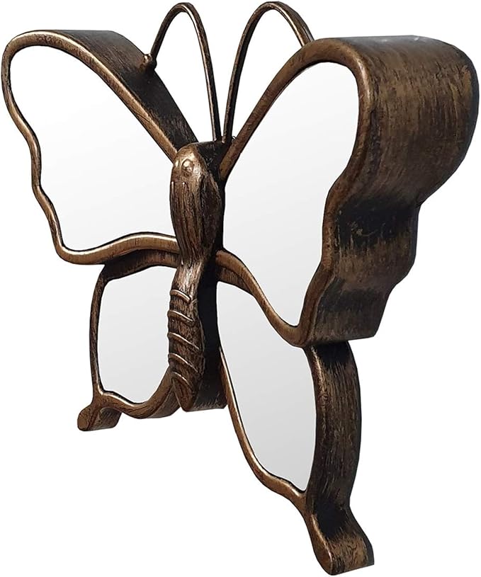 3 Pcs Decorative Beautiful Butterfly Design Wall Mirror for Living Room Entryway Decoration
