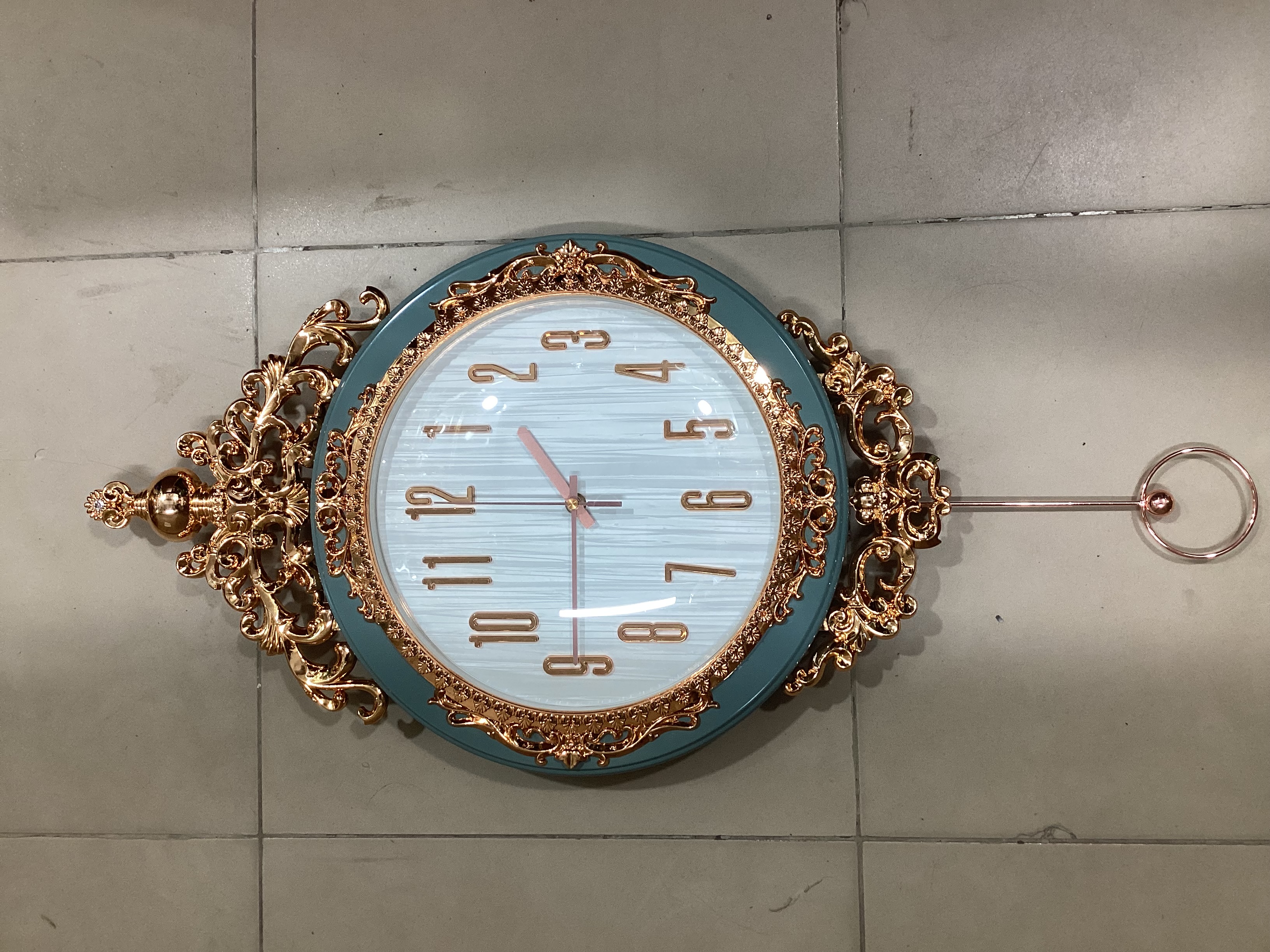 Luxurious Design Pendulum Wall clock.