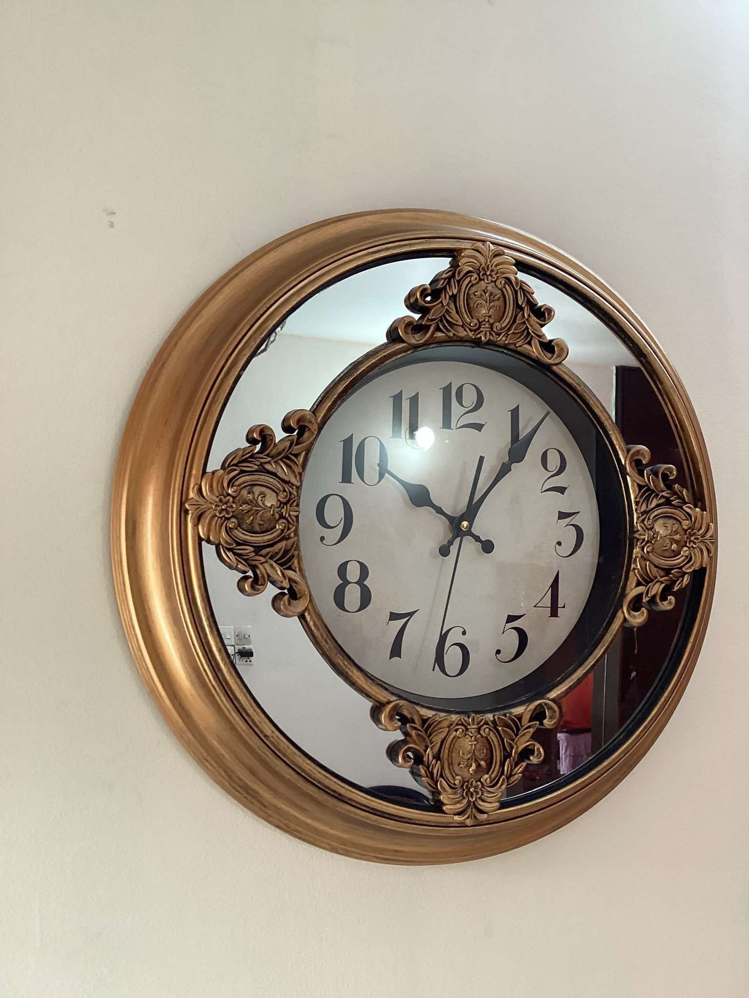 Luxury Mirror Design Decorative Wall Clock